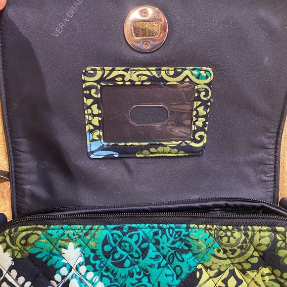❤️VERA BRADLEY CARIBBEAN SEA CROSSBODY - Picture 6 of 8